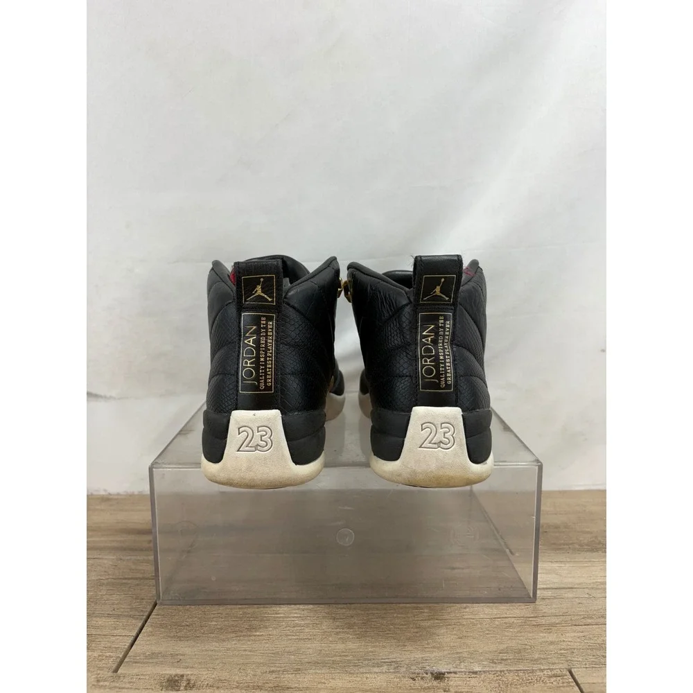 Jordan 12 Retro Royalty Taxi Black Gold White AO6068-007 Mens 9.5